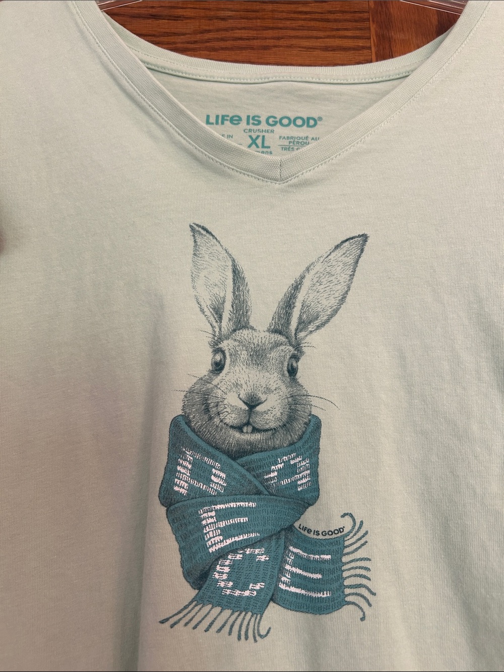2 pk Life Is Good Navy Short-Sleeve V Neck Tees Size XL - Picture 3 of 8
